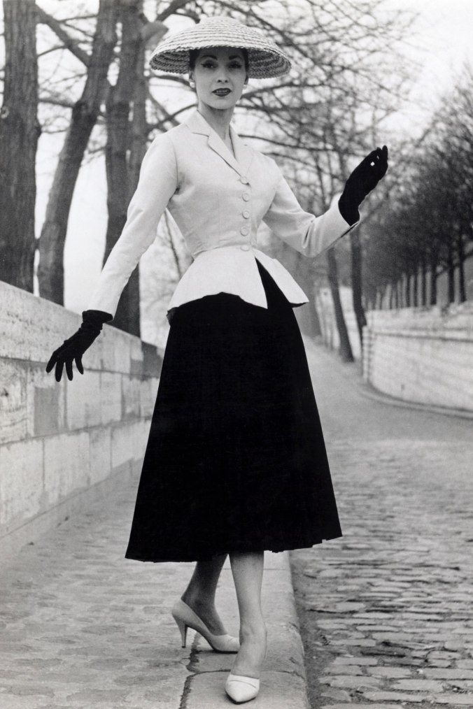 Model wearing the iconic Dior New Look/ ©Vogue 