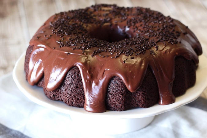 chocolate peppermint bundt cake
